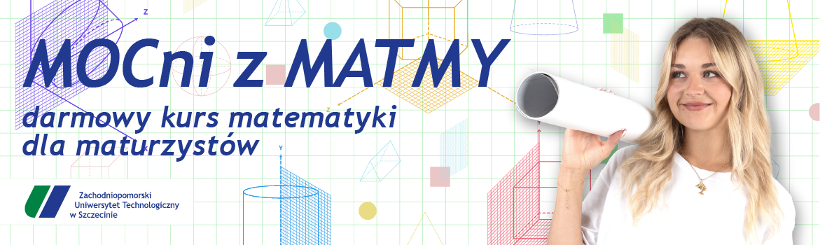 Banner kursu przygotowawczego Mocni z matmy